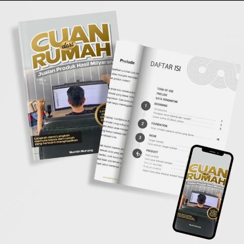 Cover Ebook Cuan dari Rumah - Panduan bisnis online omset milyaran
